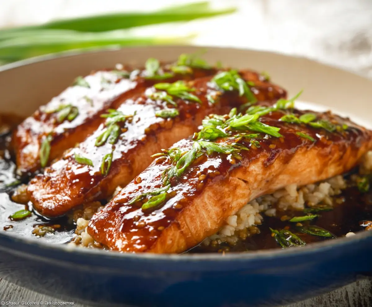 Easy Glazed Teriyaki Salmon