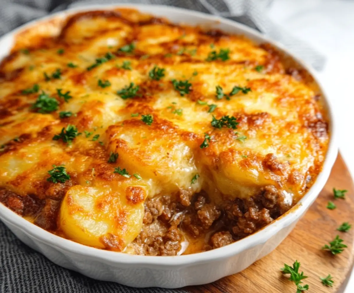 Easy Ground Beef Potato Casserole