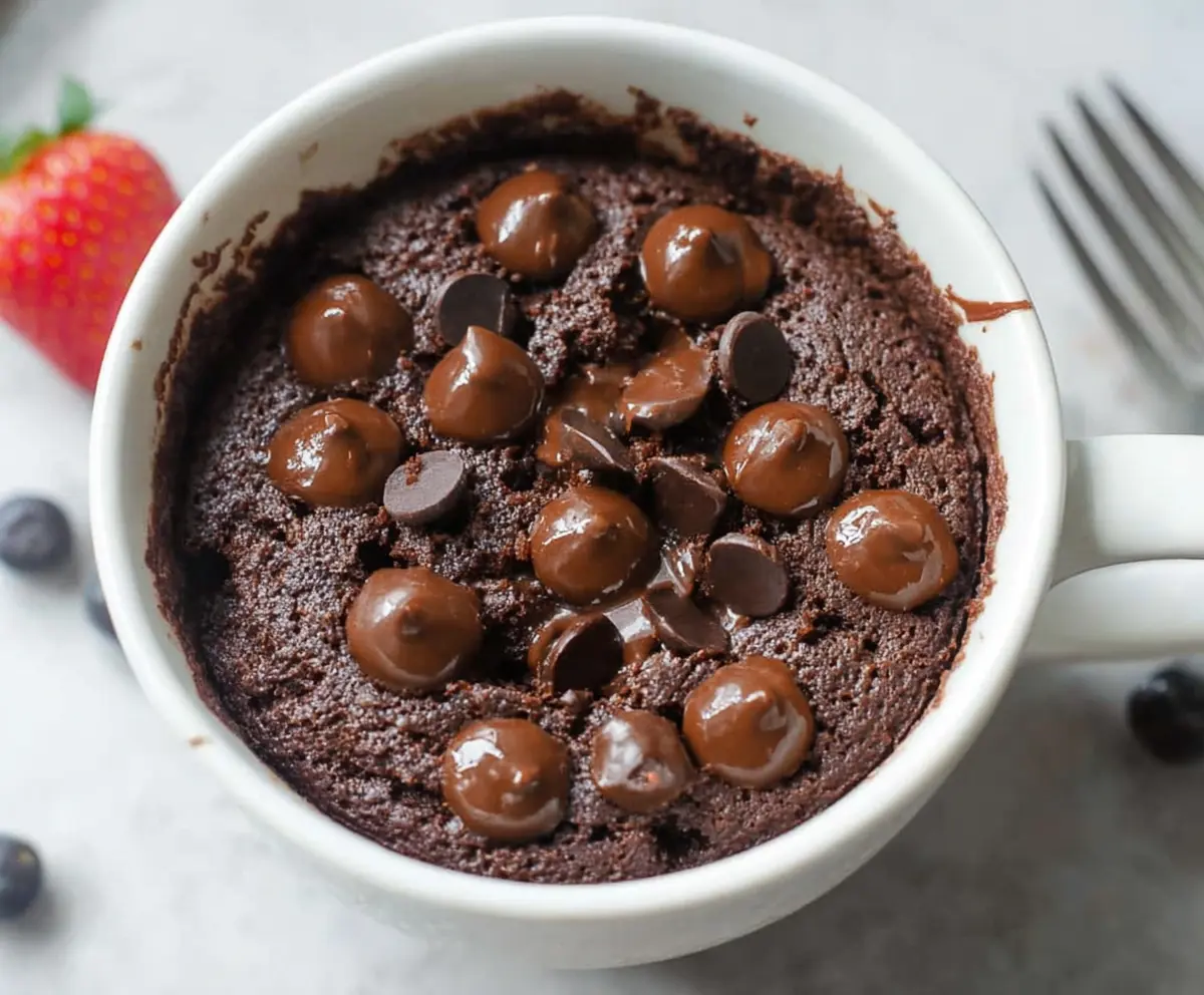 Easy Healthy Chocolate Mug Cake