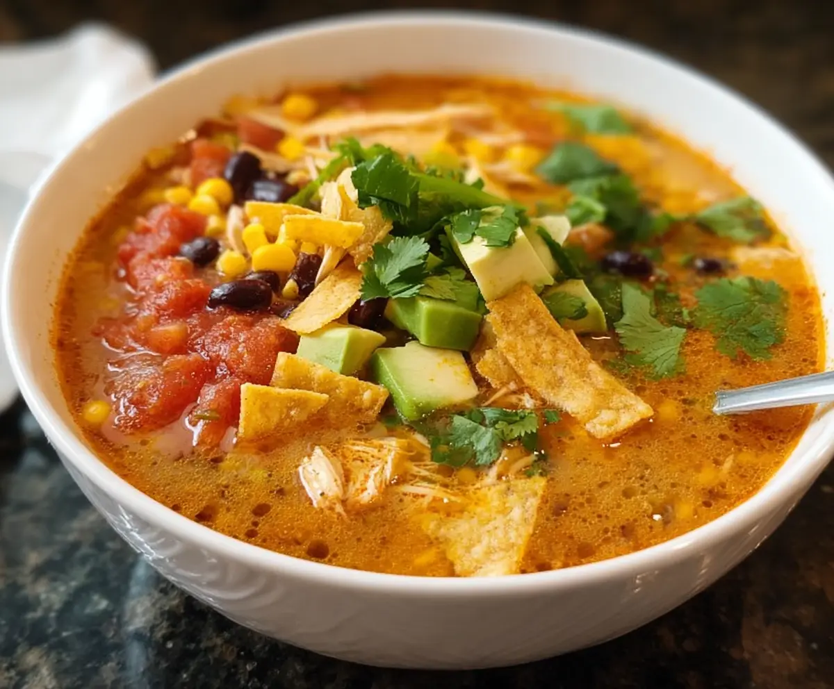 Easy Homemade Tortilla Soup Recipe