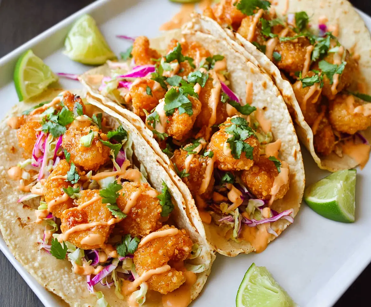 Easy Bang Bang Shrimp Tacos Recipe