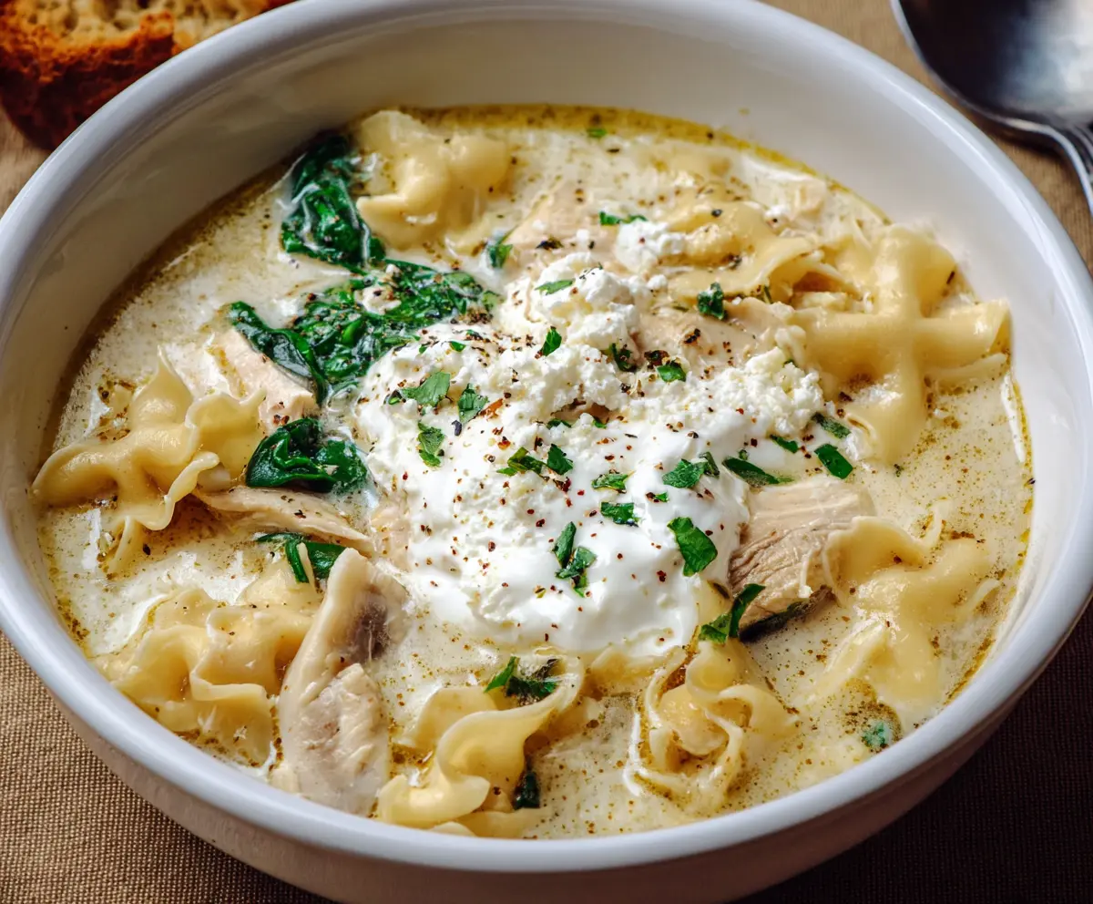 Easy White Lasagna Soup Recipe