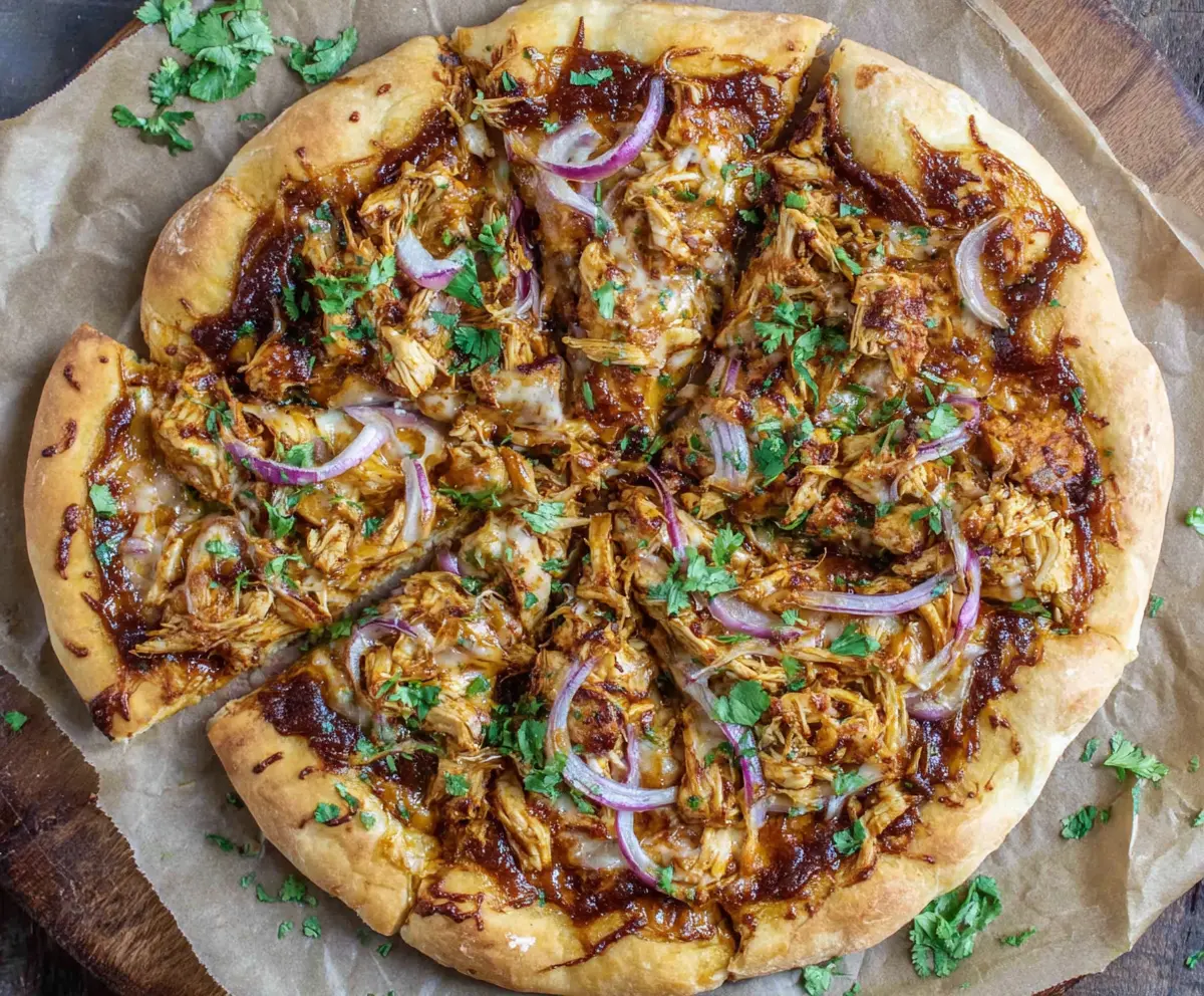 Easy BBQ Chicken Pizza Recipe