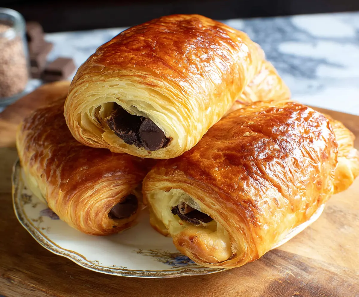 Easy Homemade Chocolate Croissants Recipe
