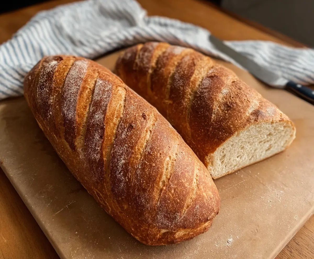 Easy Quick Sourdough Discard French Bread