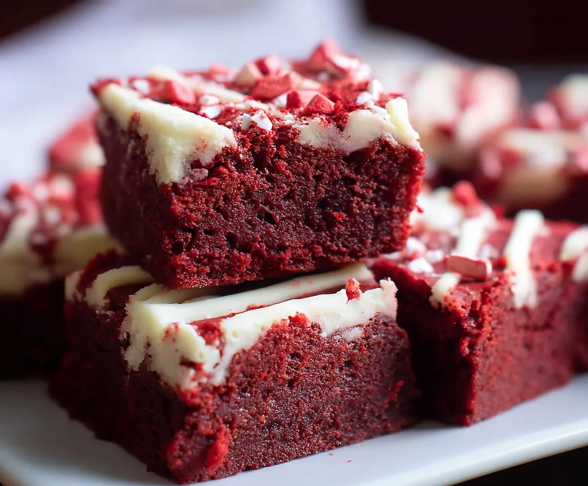 Best Fudgy Red Velvet Brownies Recipe