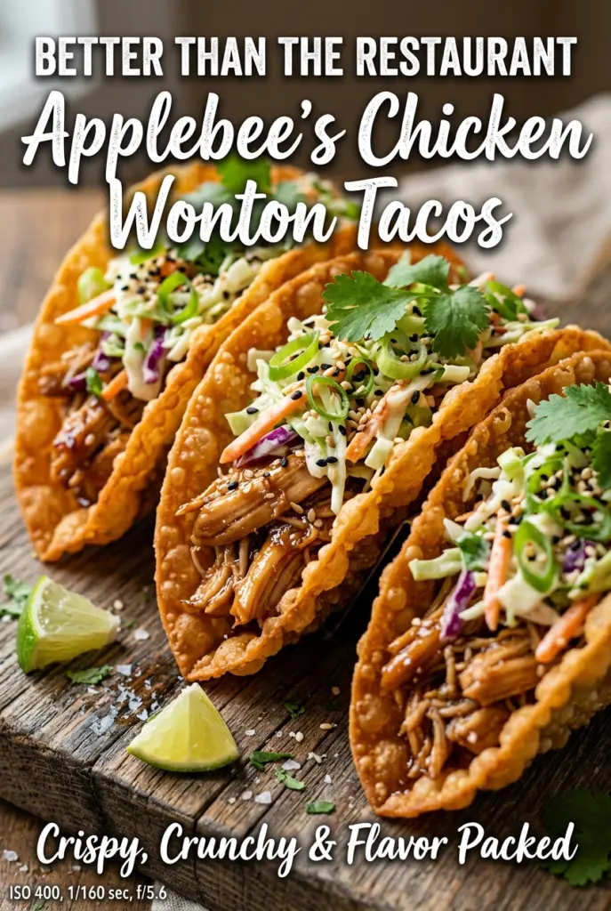 Applebee’s Chicken Wonton Tacos (Copycat)