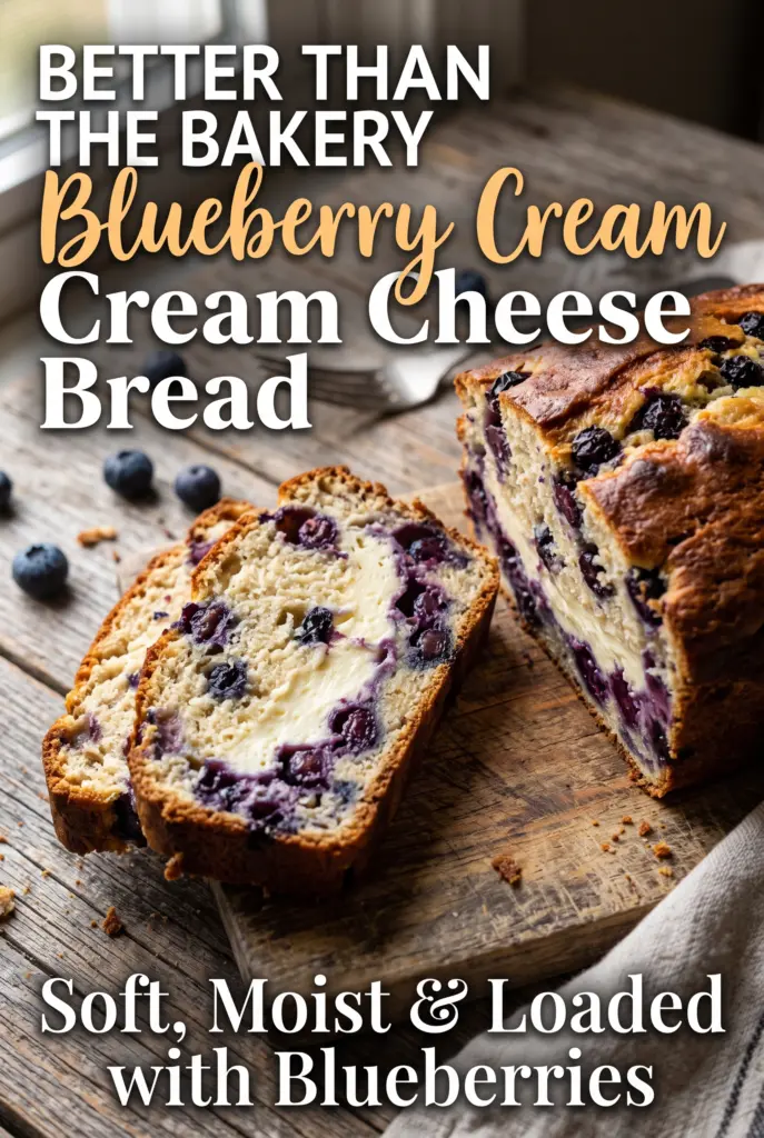 Blueberry Cream Cheese Bread