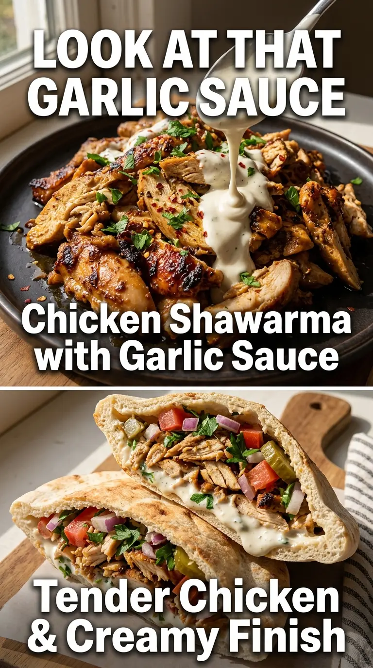 Chicken Shawarma with Garlic Sauce